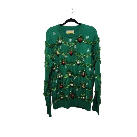 Tipsy Elves Ugly CHRISTMAS TREE SWEATER GARLAND OVERSIZED
Women's XL - Picture 2 of 7